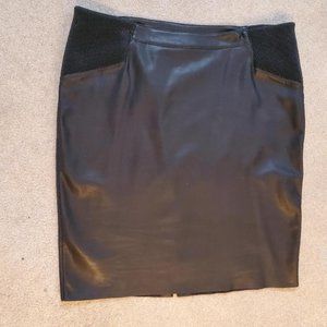 Junarose - Faux Leather Skirt